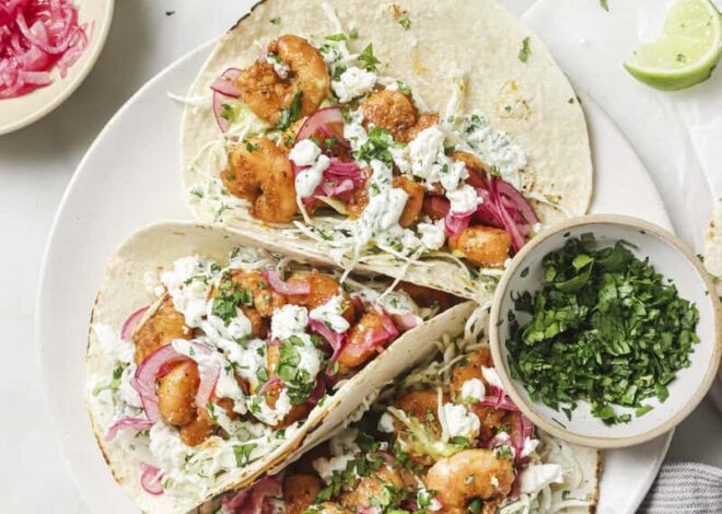 Easy Shrimp Tacos – Seasonal Cravings