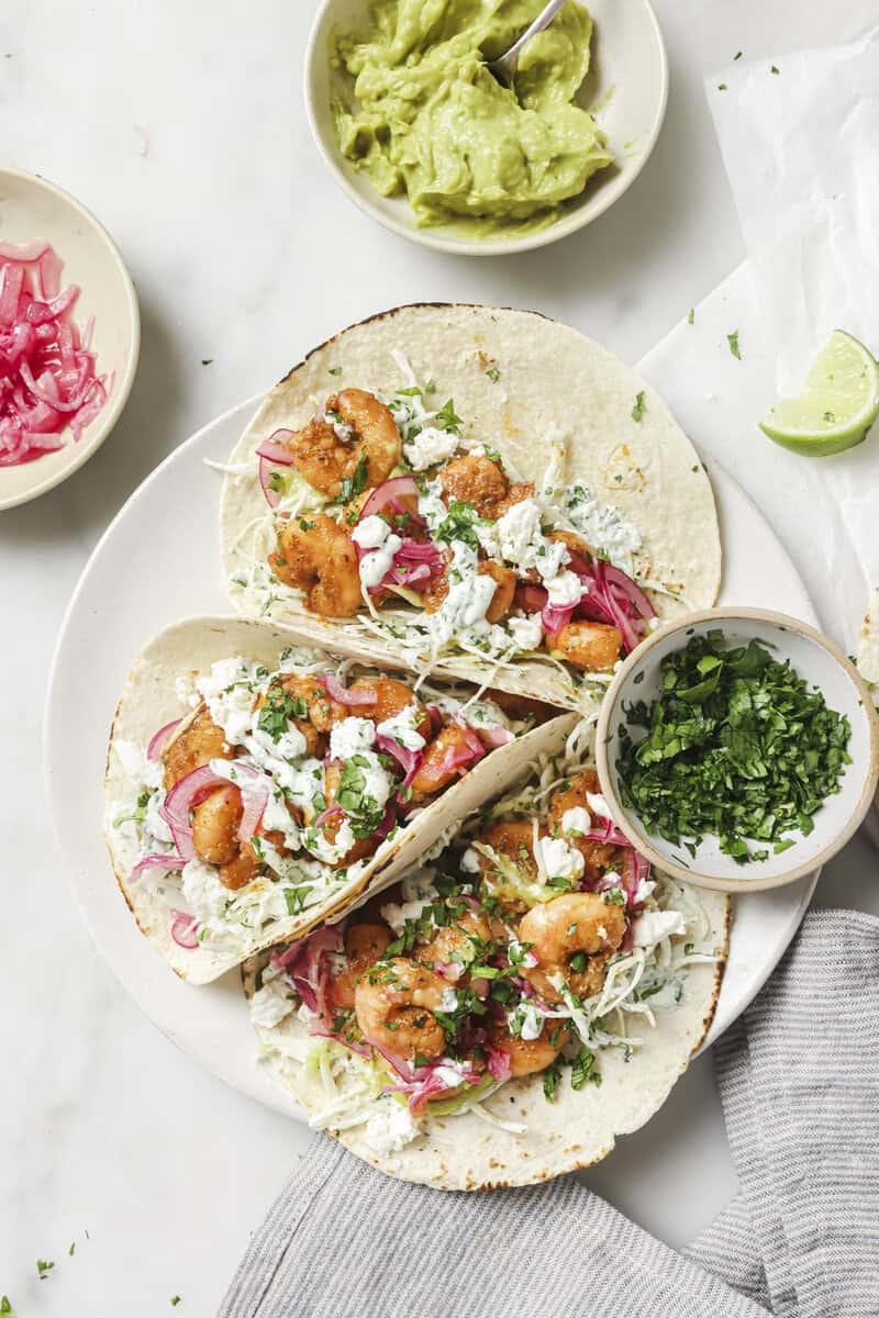 Easy Shrimp Tacos – Seasonal Cravings