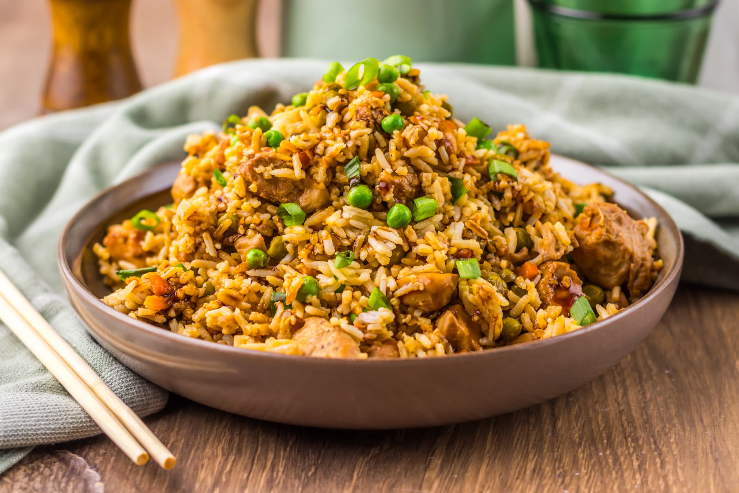 Slow Cooker Chicken Fried Rice